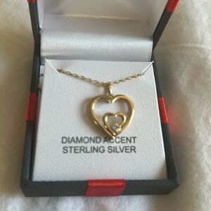 14K Gold Over Silver 18” Pendant